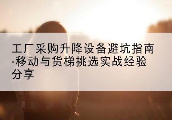 巴林右旗移动式升降机怎么选-工厂采购升降设备避坑指南-移动与货梯挑选实战经验分享